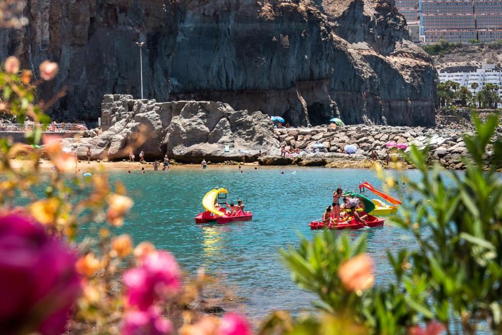 Apartamentos Las Palmeras Puerto De Mogan Eksteriør billede