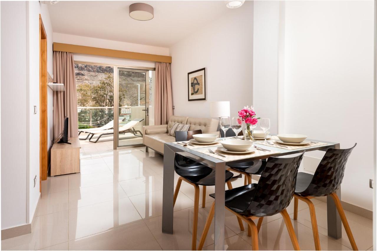 Apartamentos Las Palmeras Puerto De Mogan Eksteriør billede